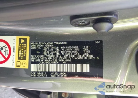 2012 Lexus Rx 450H from USA, damaged, VIN JTJBC1BA3C2428579